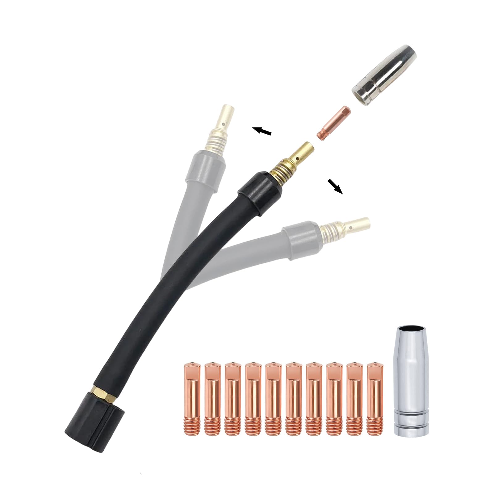Eddyweld MIG Flexible Swan Neck Compatible with Snap On FM-140A YA