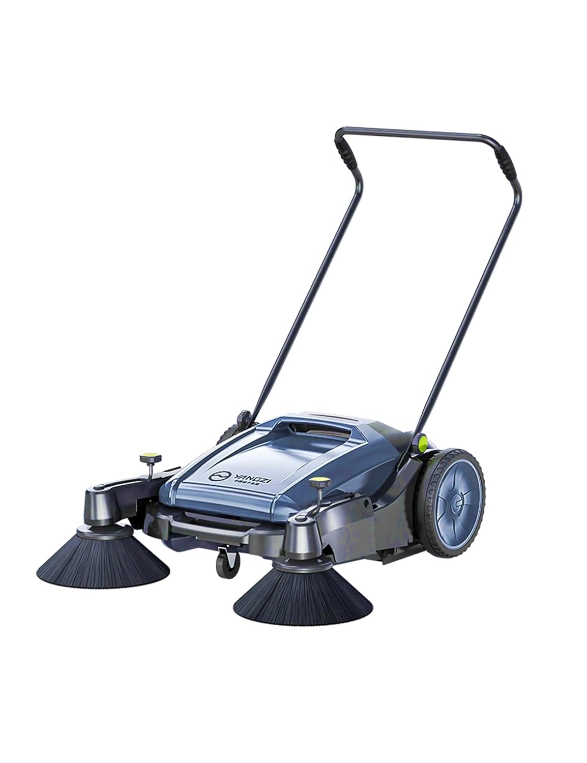 Walk Behind Floor Sweeper Manual,41" Wider Path & 55L Larger Capacity, Industrial and Commercial Sweeper for Rapid Cleaning in Warehous,Park,Shop,Yard,Farm,Street,and Other Outdoor Indoor
