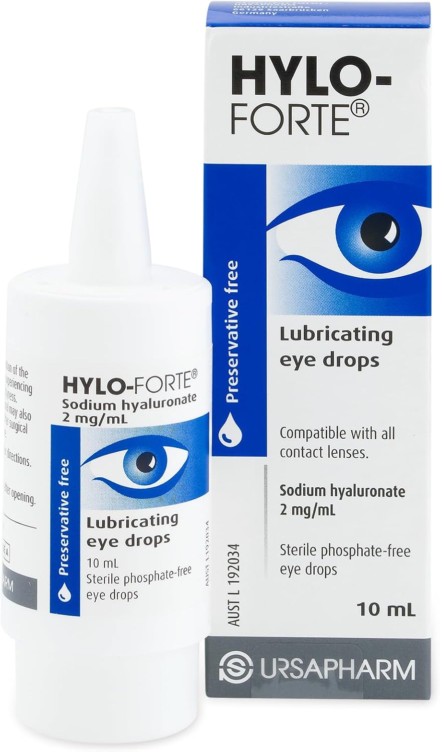 HyloForte Eye Drops Thick Dry Eye Drops For Severe Dry Eye Treatment