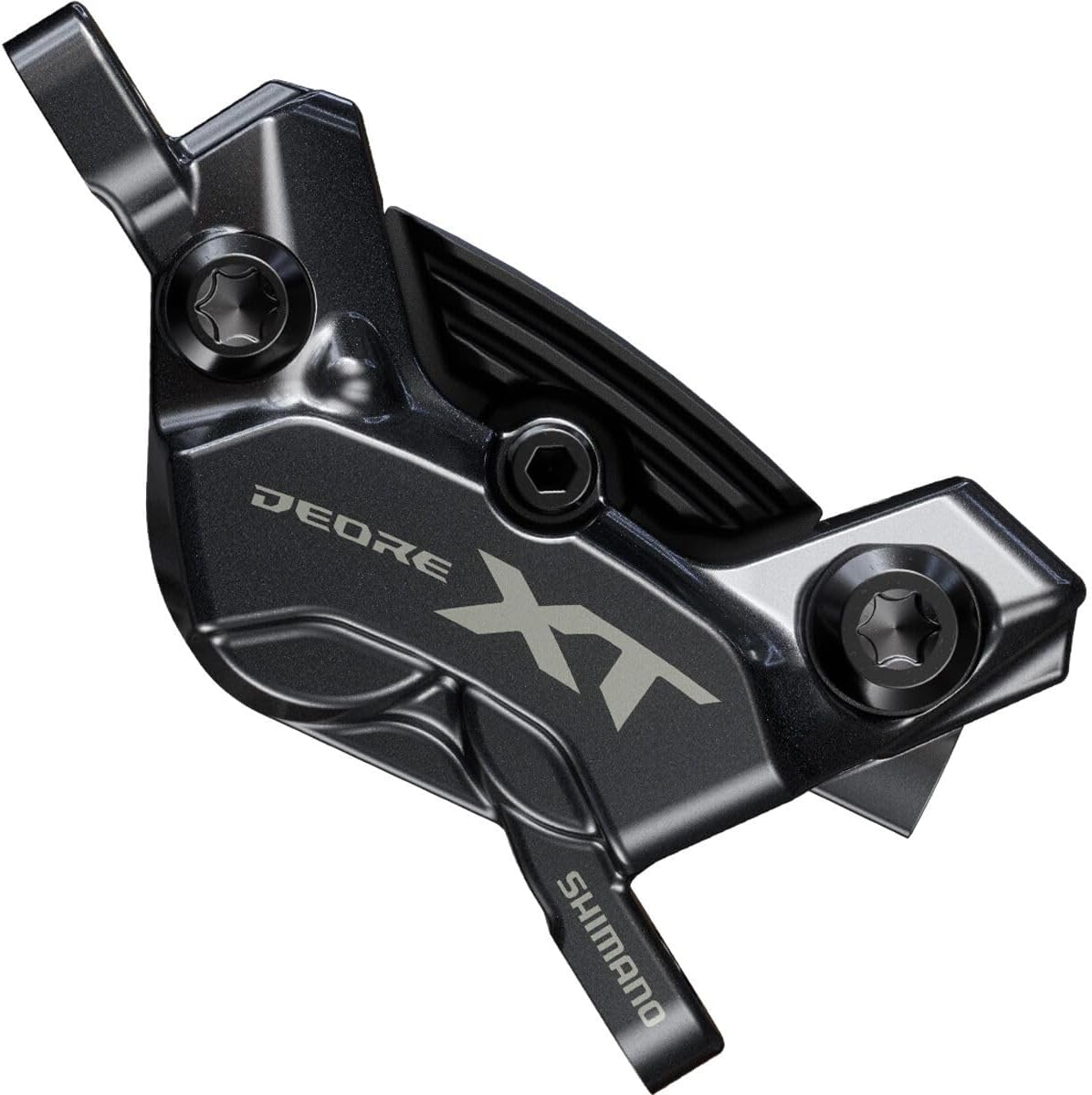 Shimano Deore XT M8220 4-Piston Disc Brake and Lever - Right/Rear Post Mount
