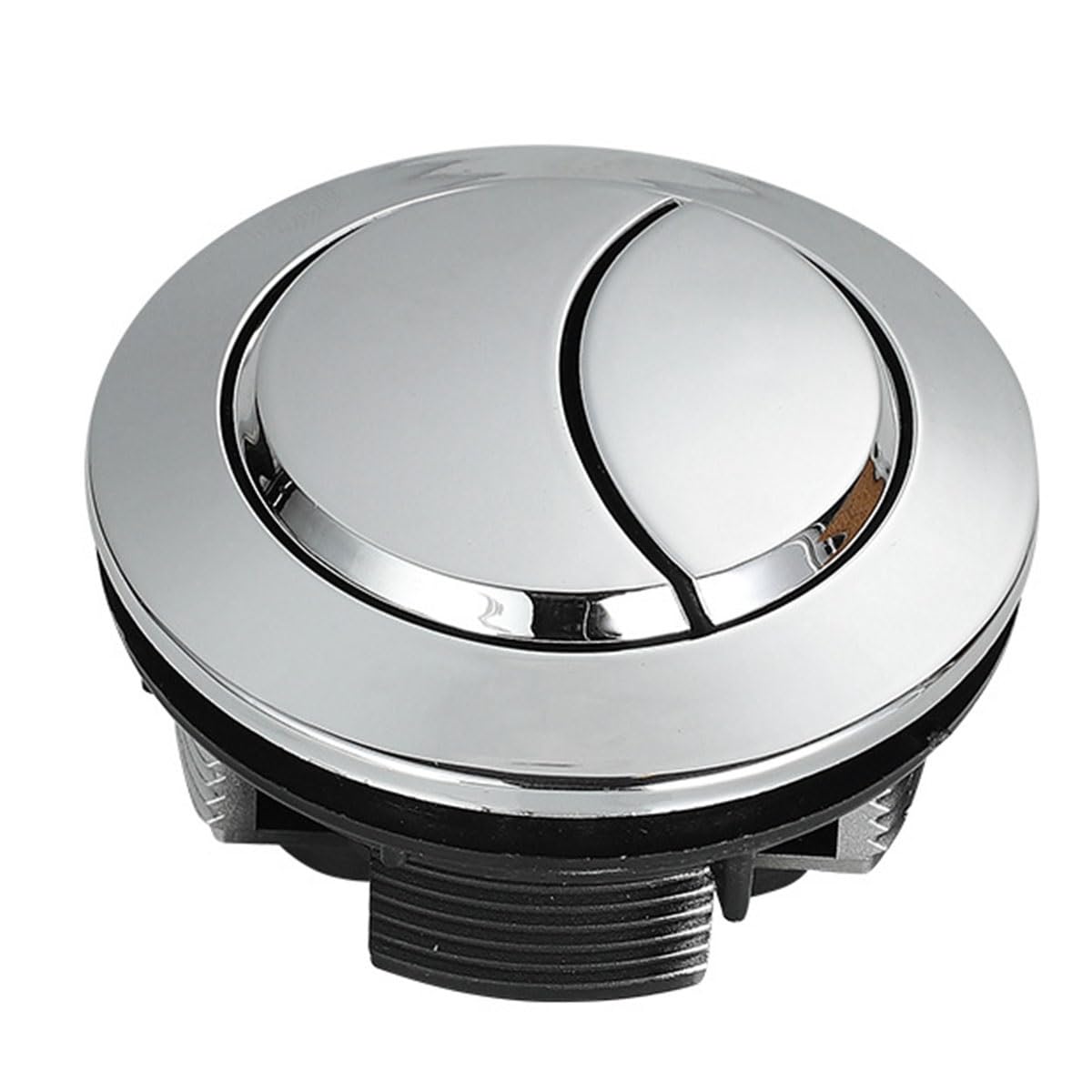 Botón de inodoro de doble descarga 38 mm, botón de inodoro de doble descarga Plástico ABS
