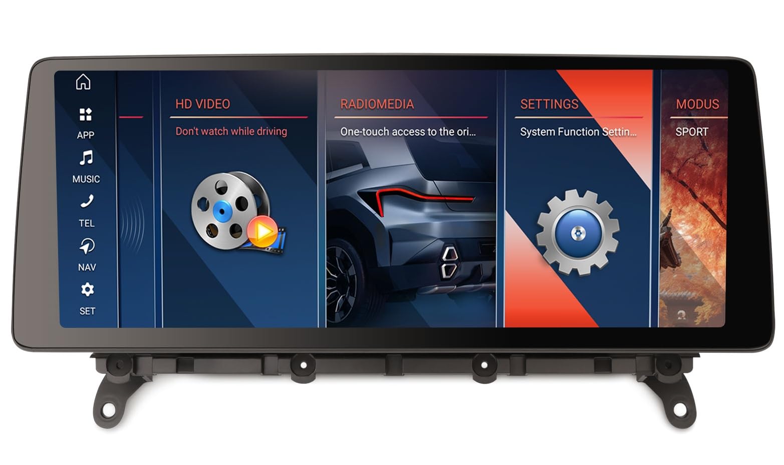 12,3" 8GO+128GO Qualcomm Android 16 Autoradio Carplay Écran Tactile de Voiture pour BMW X3 X4 Série F25/F26 avec NBT système (2013-2016) GPS Navigatuer IPS WiFi 4G DSP Android Auto Bluetooth