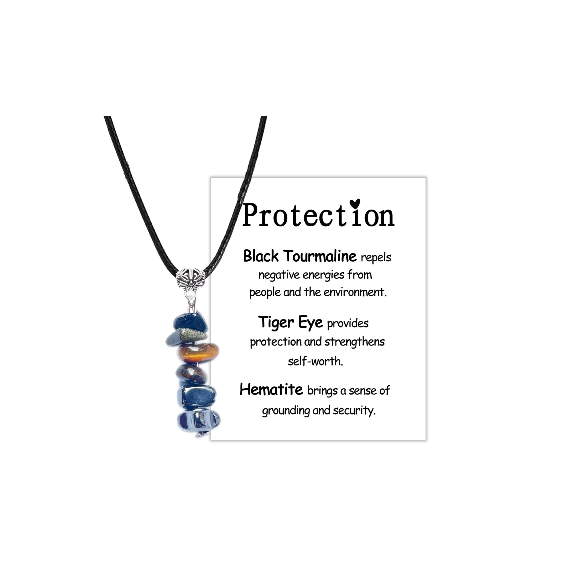 Healing Gemstone Card, Emotional Support Gemstone, Crystal Gift with Card, Protection Healing Stone for Women and Men