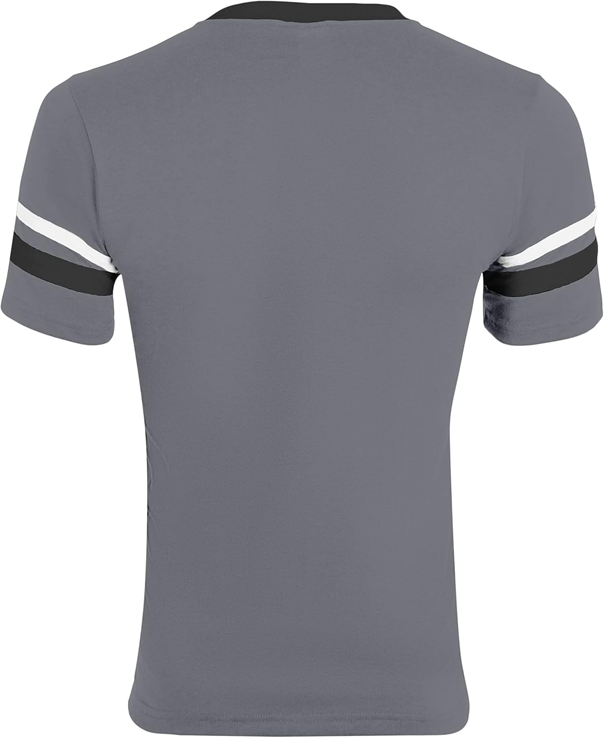 Augusta Sportswear mens Sleeve stripe jersey, Graphite/Black/White, Small US - Image 2
