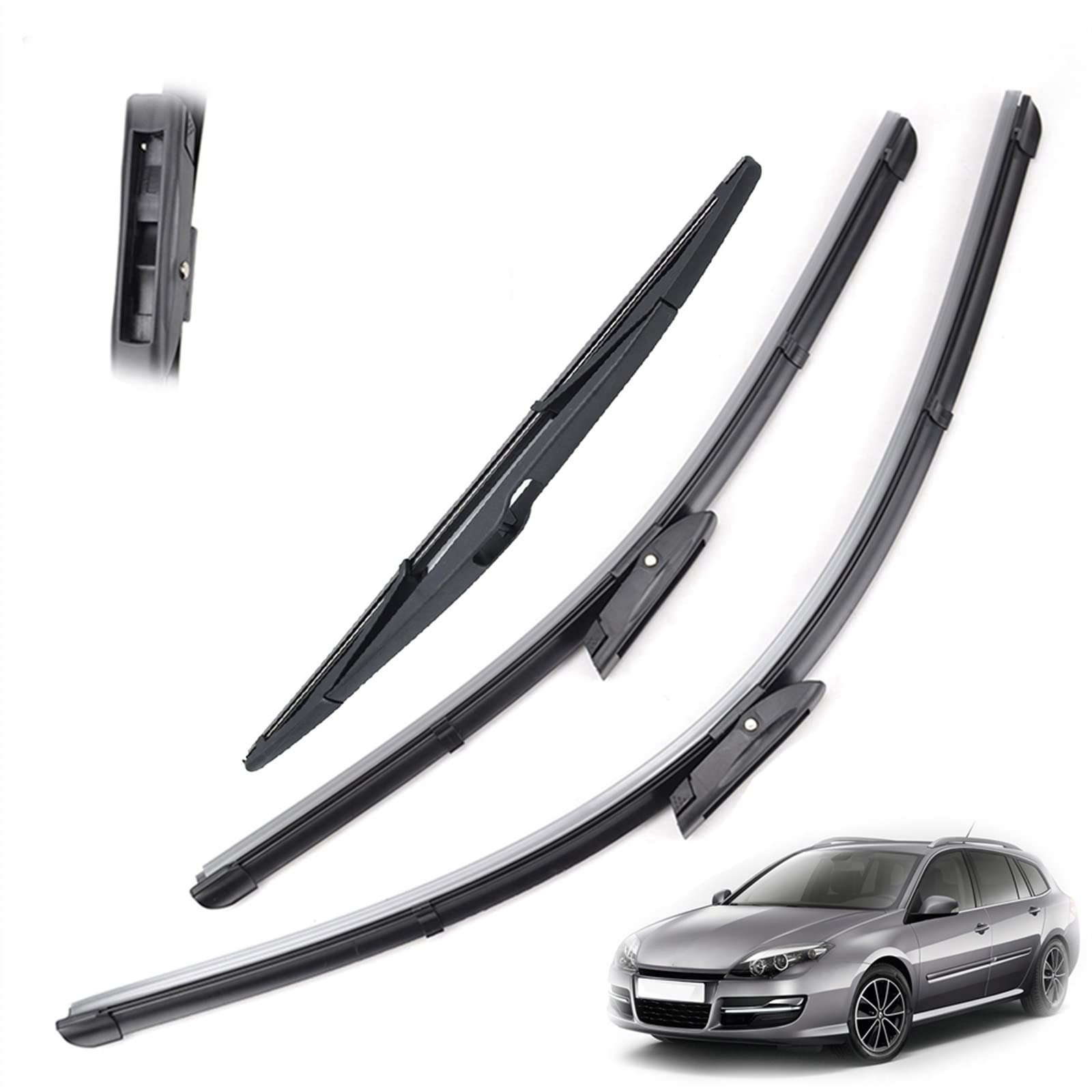 Balais d'essuie-glace Renault Laguna 3 Grandtourer 2007-2015 avant arrière