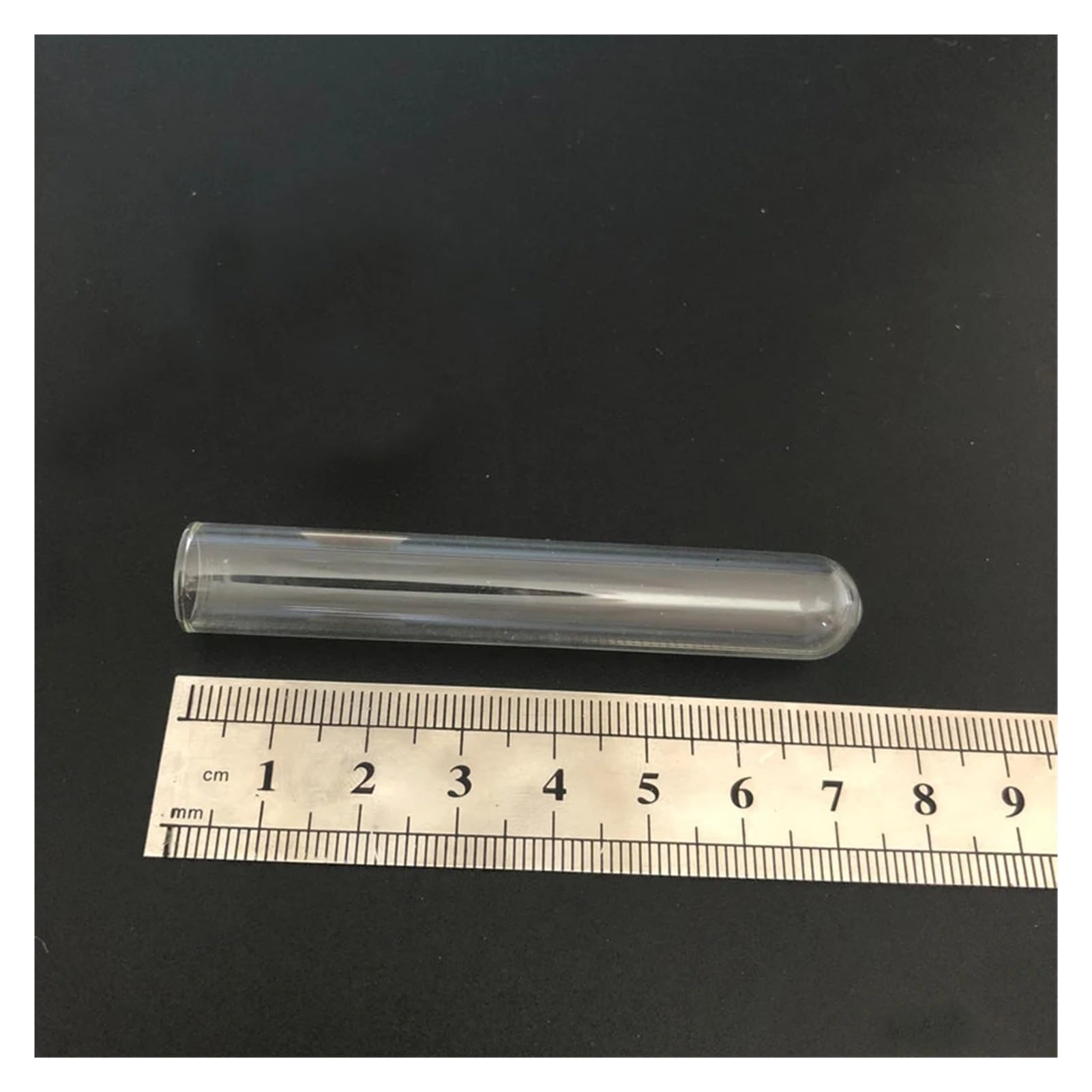 100 stück/packung 12x75mm Labor Rundboden Reagenzglas mit Korken Labor Glaswaren