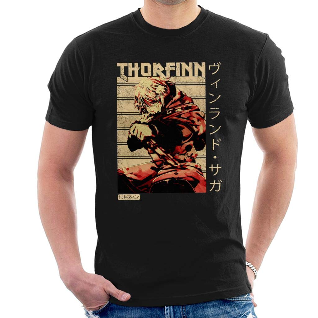 Vinland Saga Thorfinn Men's T-Shirt Black