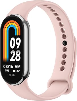 Zoye 8 Pack Straps Compatible with Xiaomi Mi Band 9/Mi Band 8, Colorful Silicone Strap Replacement for Xiaomi Smart Band 9/Smart Band 8 (Pack D)