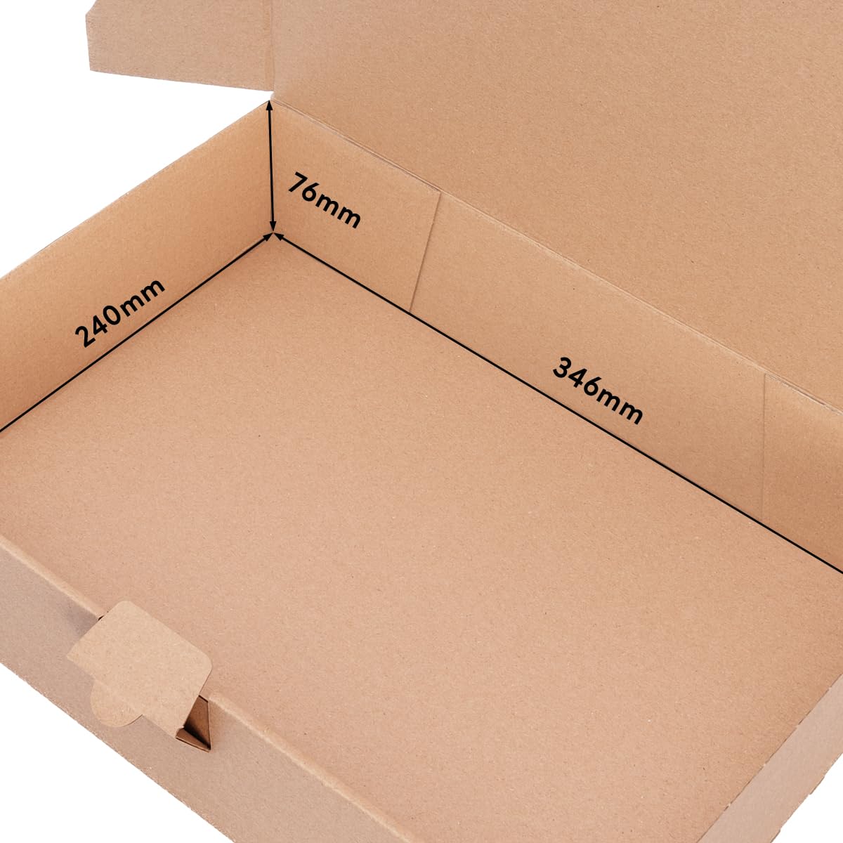 verpacking DHL Kleinpaket Braun 350 x 250 x 80 mm [Größe und Stückzahl wählbar] 1-wellige kleine Versandkartons 25 Stück