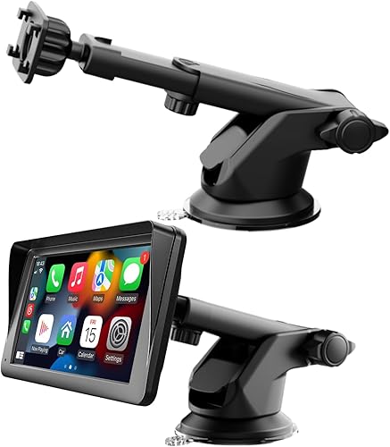 Carplay - Soporte de pantalla flexible flexible y flexible para ventosa de 7 pulgadas, 9 pulgadas, 9.3 pulgadas, 10.26 pulgadas, portátil, para