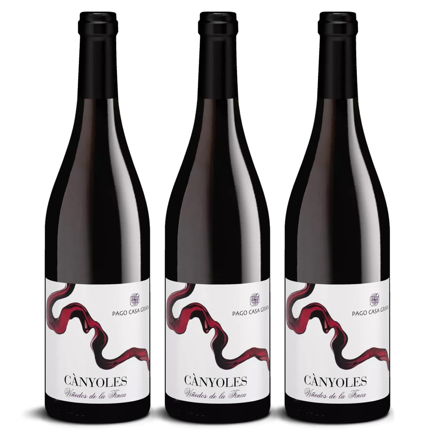 DELINAT – Cànyoles 2024 – Spanischer Rotwein lieblich – Bio-Wein aus Valencia, vegan (3 x 0,75l)