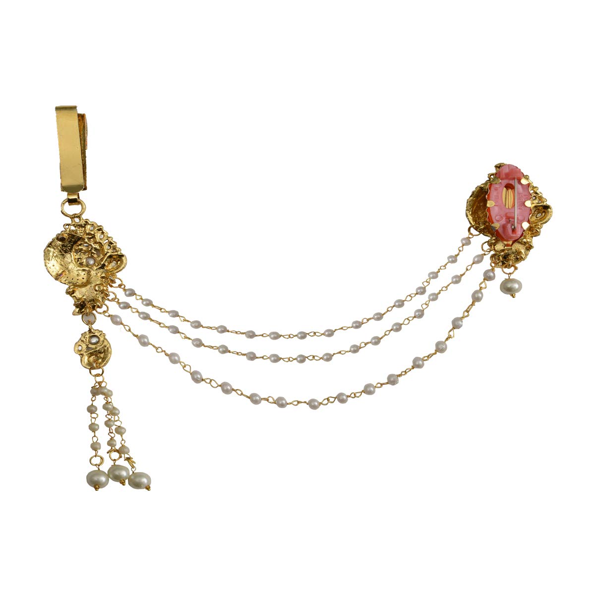 Traditional Waist Belt with Kundan and Bead Work