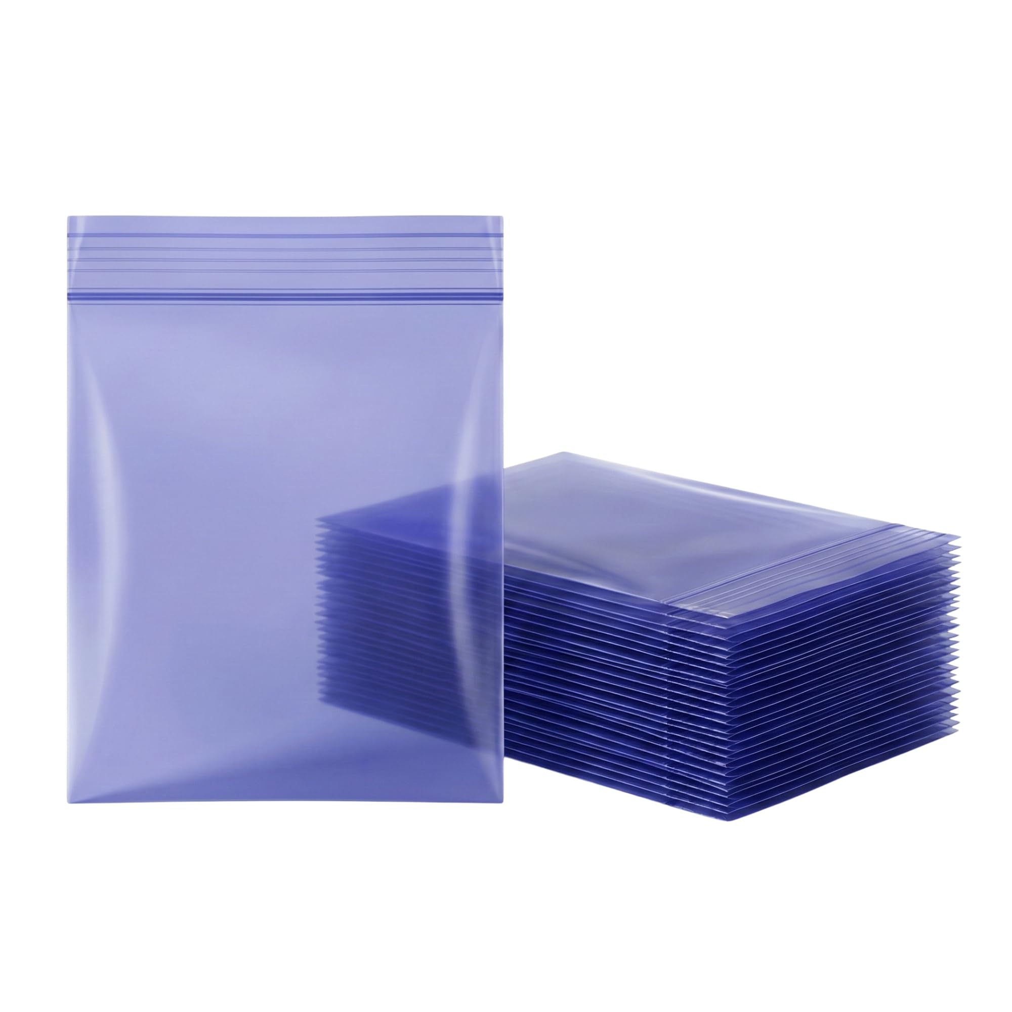– Grip Seal Bags Zip Lock Bags Resealable Plastic Bags Baggies (30x30 mm (200 Pcs), Blue)