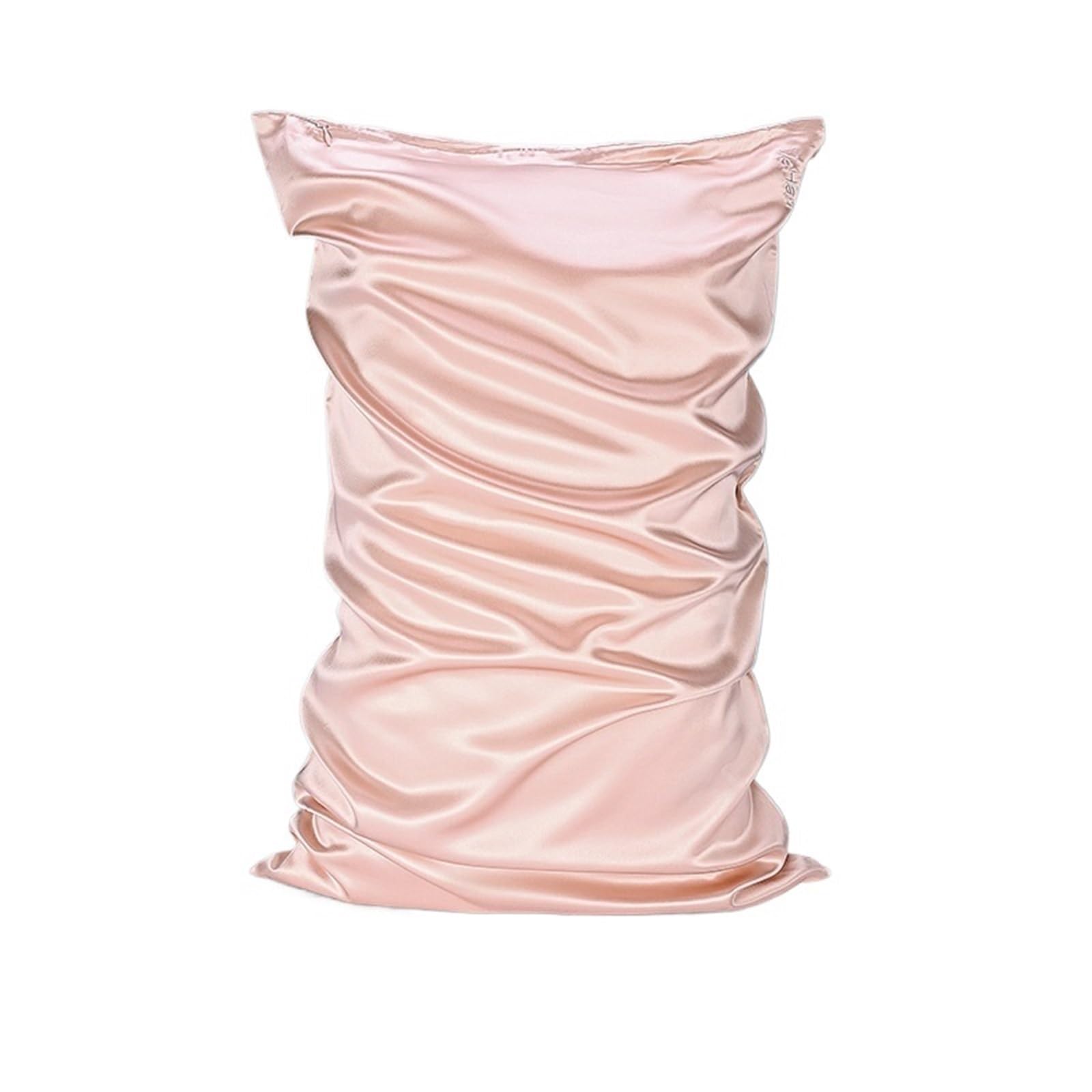 INOKAI Taie Oreiller Soie,Taies d‘Oreiller Taie d'oreiller brodée à Fermeture éclair, taie d'oreiller Simple brodée en Soie de mûrier 100(2,51x66cm)