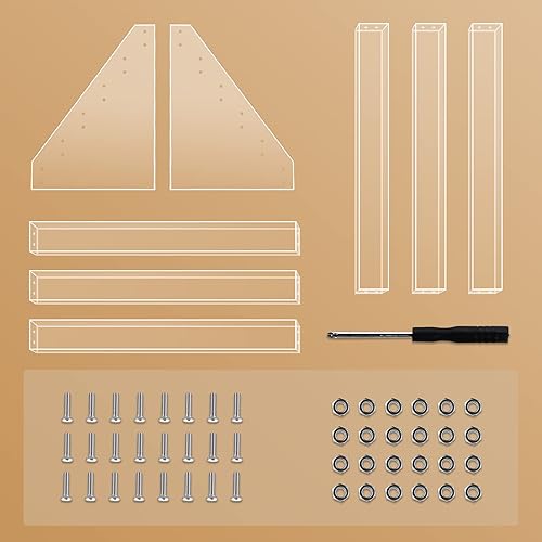 Miniatura 6 de Benbilry Organizador de esmalte de uñas acrílico de 6 niveles, 72 botellas, soporte de aceite esencial, soporte transparente para esmalte de uñas,