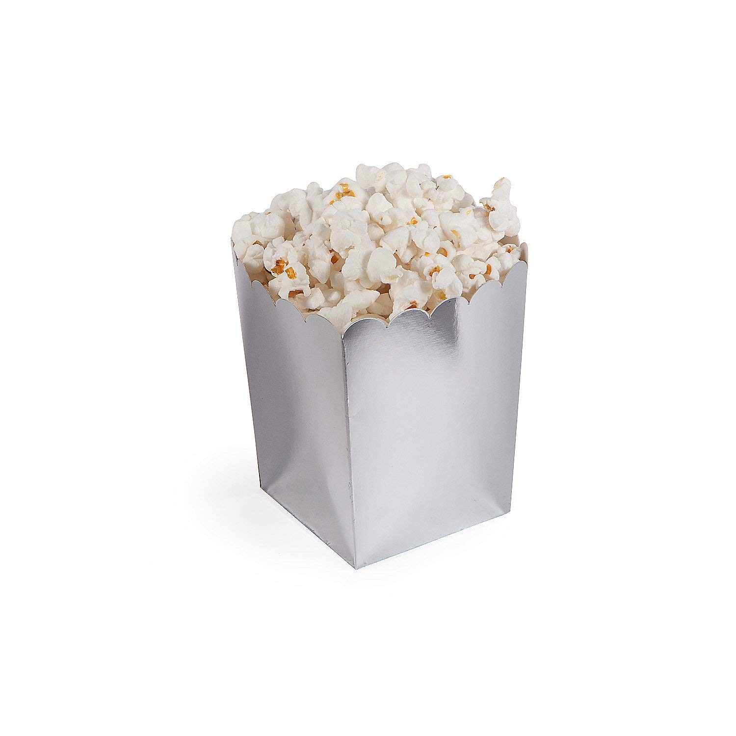 Amazon.com: Fun Express Mini Metallic Silver Popcorn Boxes