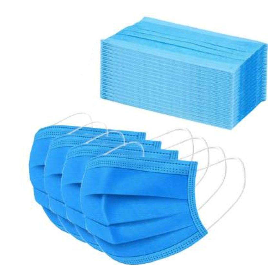 Supreme Home Collective Surgical 3ply Disposable Mask Respirator (Blue, 150 Unit In Box).