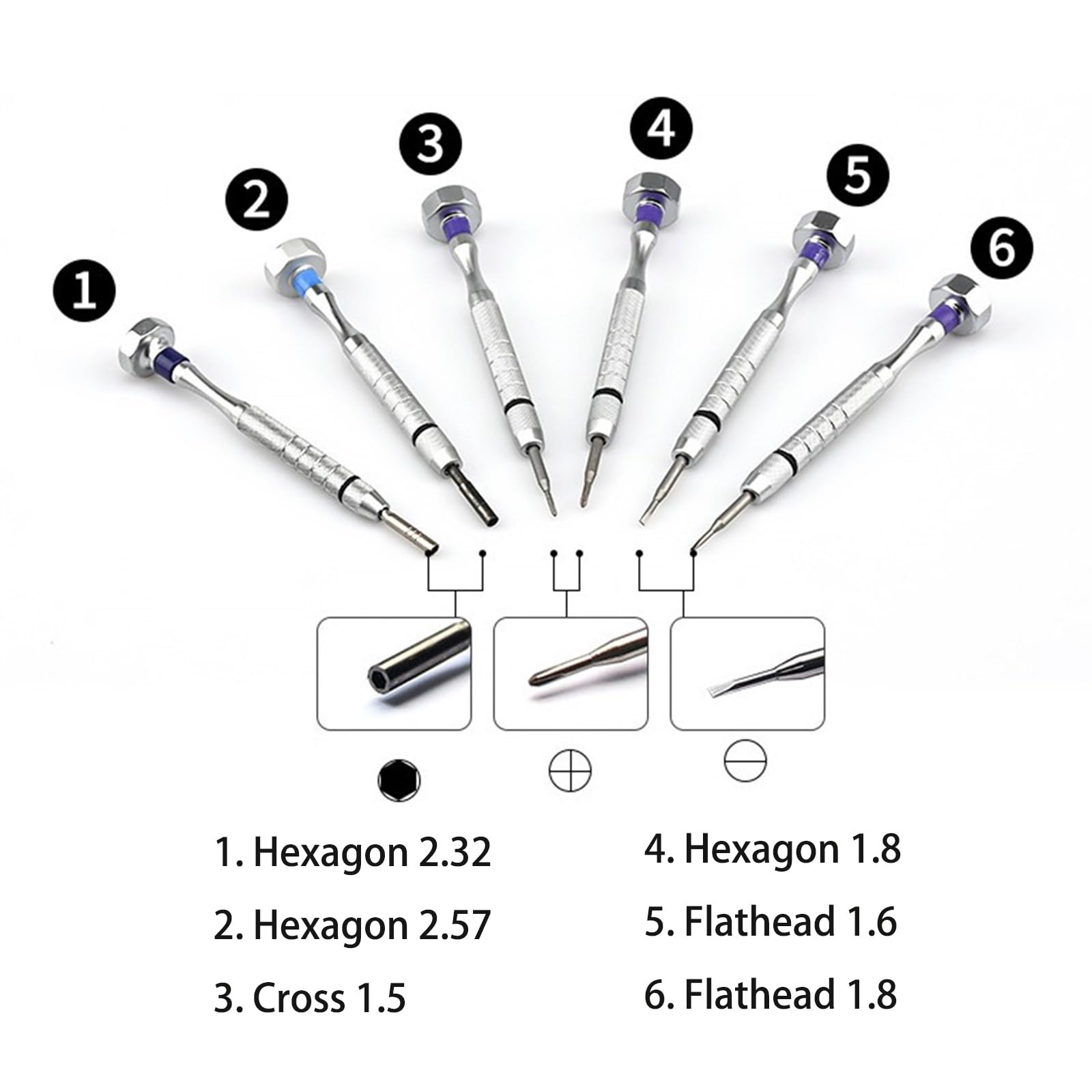 Kit Di Strumenti Professionali for La Riparazione Di Occhiali Ottici Con 4 Pinze E 6 Cacciaviti,Strumenti for Ottici In Acciaio Inossidabile for La Regolazione Degli Occhiali