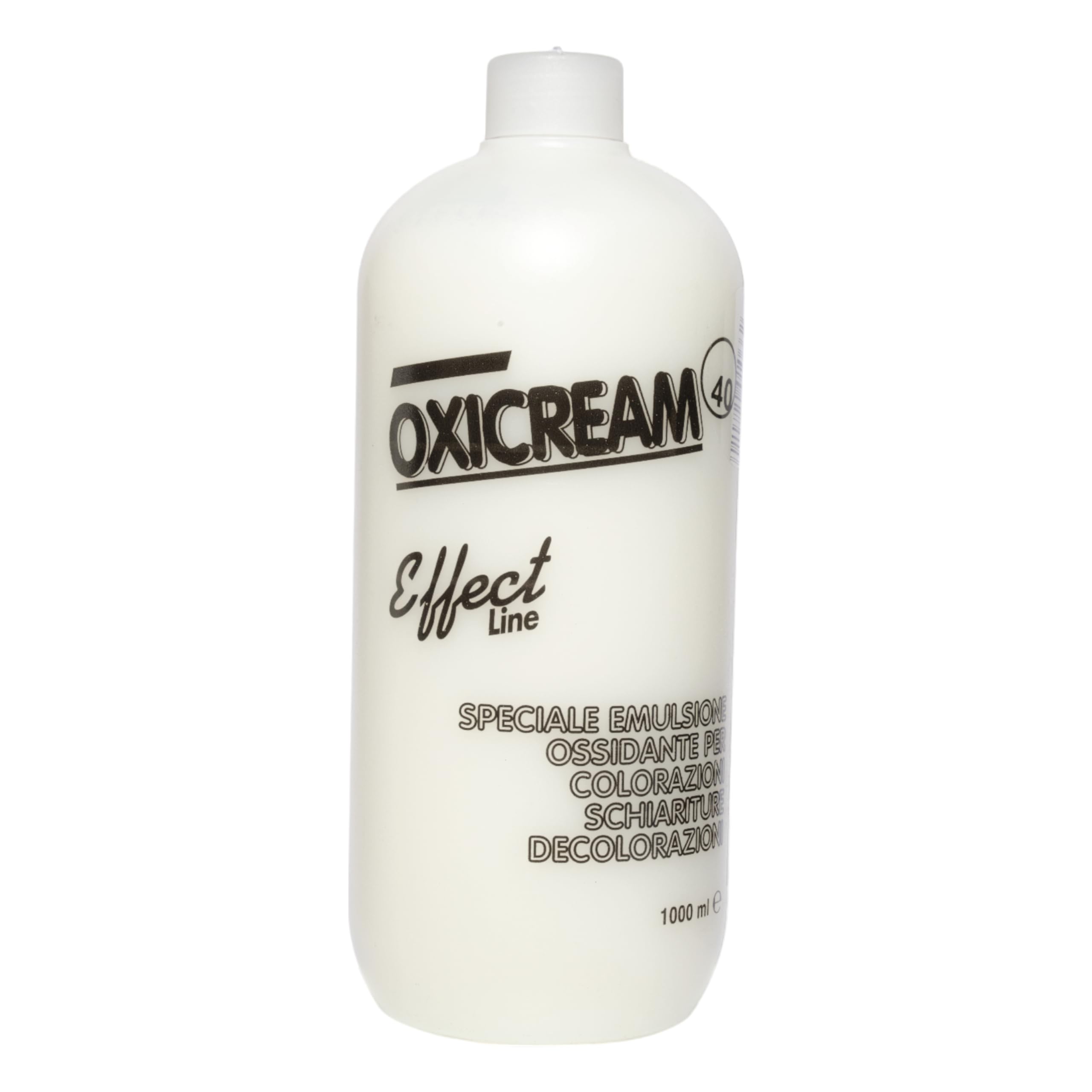 Attivatore Capelli Ossigeno 40 Volumi per Capelli 1000 ml, Speciale Emulsione Ossidante per Colorazioni Schiariture e Decolorazioni
