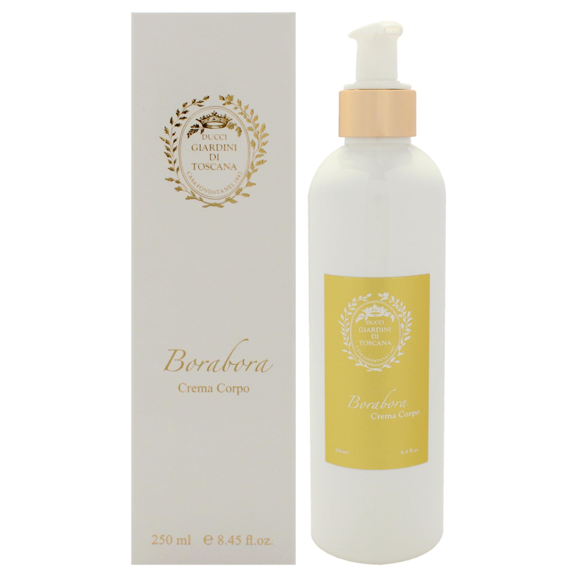 Borabora by Giardini Di Toscana for Unisex - 8.45 oz Body Cream, Cranberry, 253.5 ml (Pack of 1)
