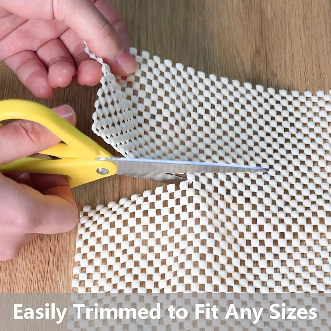 Non Slip Area Rug Pad Gripper - 2'6"X8' Strong Grip Carpet pad for Area Rugs and Hardwood Floors, Provides Protection and Cushion