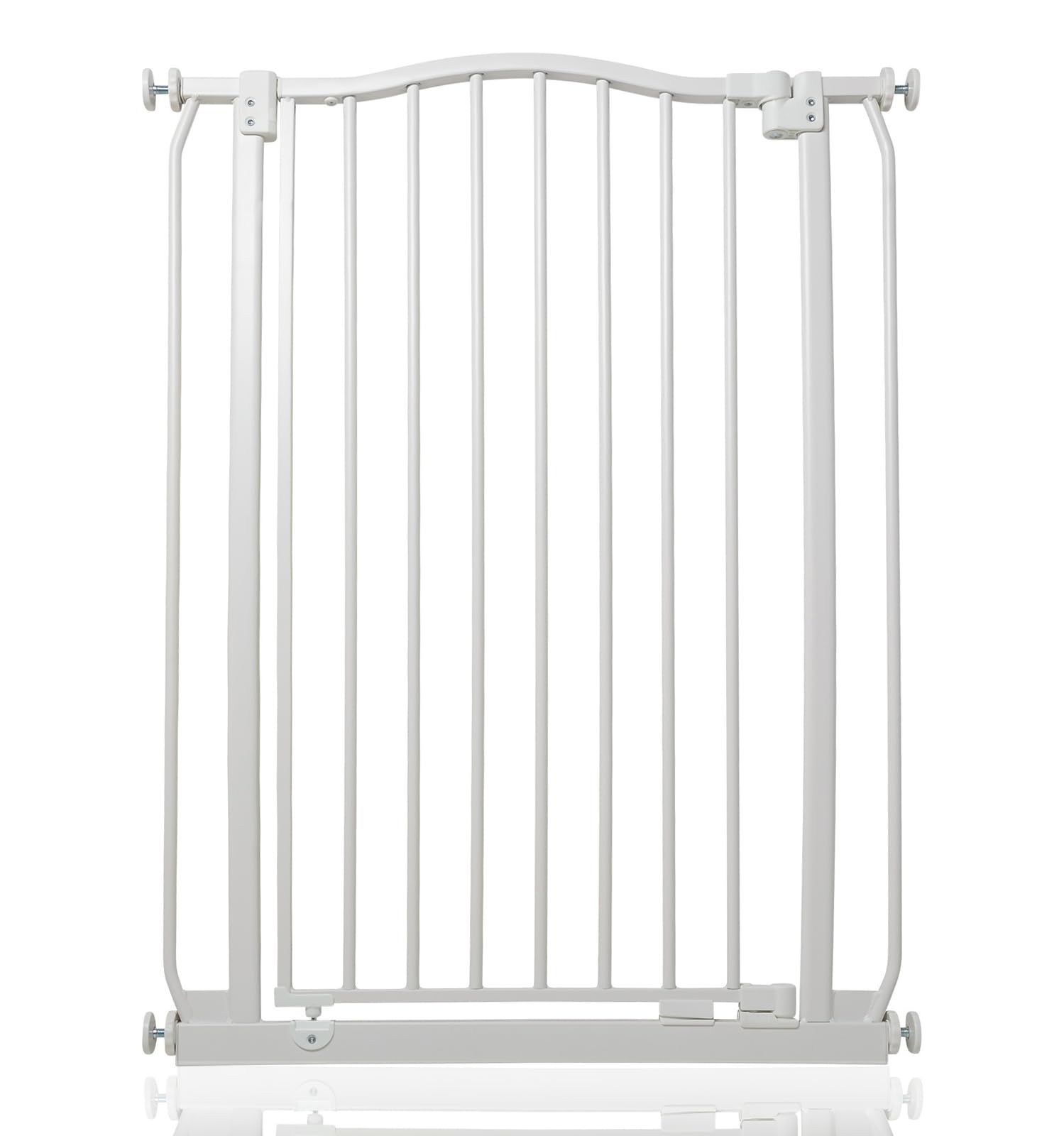 Safetots Extra Tall Curved Top Safety Gate, 116cm - 125cm, Matt Black, Extra Tall 100cm in Height, Pressure Fit Stair Gate, Baby Gate for Doors Hallways and Spaces, Safety Barrier, Easy Installation — view 13