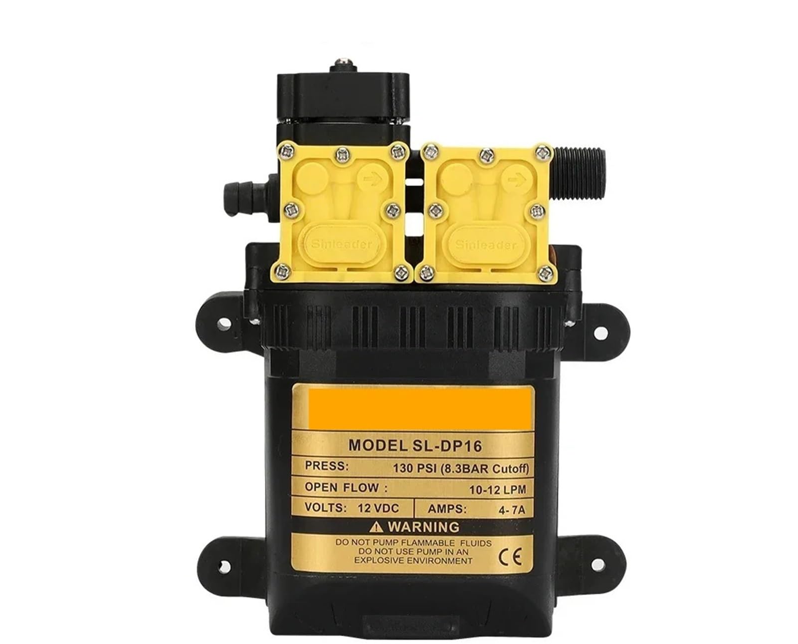 Pompa irroratrice elettrica for acqua agricola ad alta pressione da 12 V, doppia alimentazione elettrica