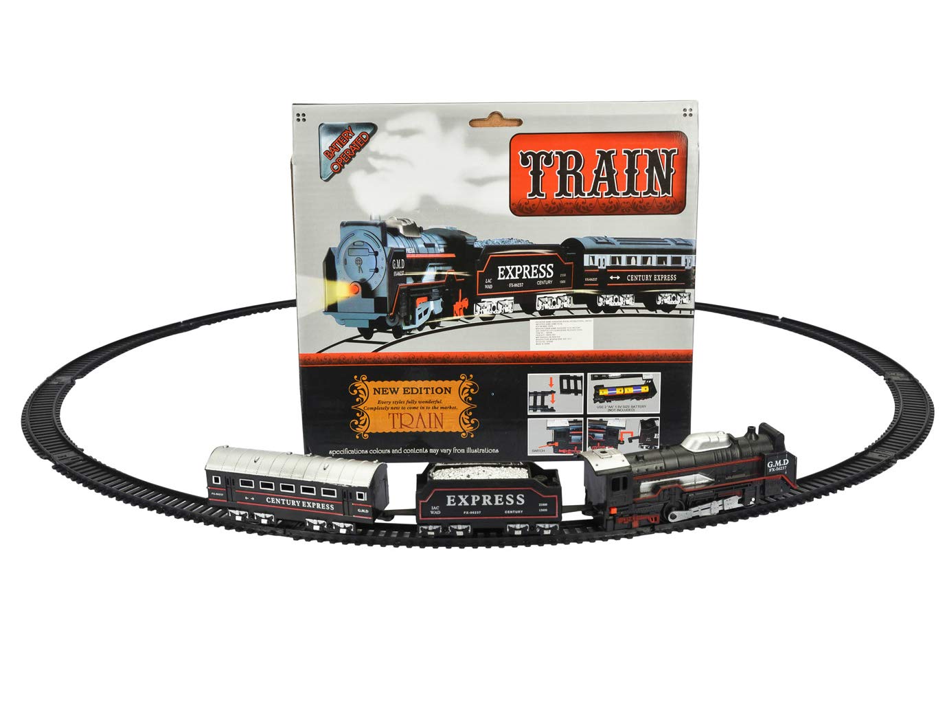 Buy Chords Retro Polar Express Steam and Train Track