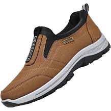 Men's Waterproof Slip On Shoes Summer Outdoor Hiking Trainers Wide Fit Durable Upper Orhtopendic Sneakers Non Slip Sole Comfortable Loafers for Fishing and Gardening