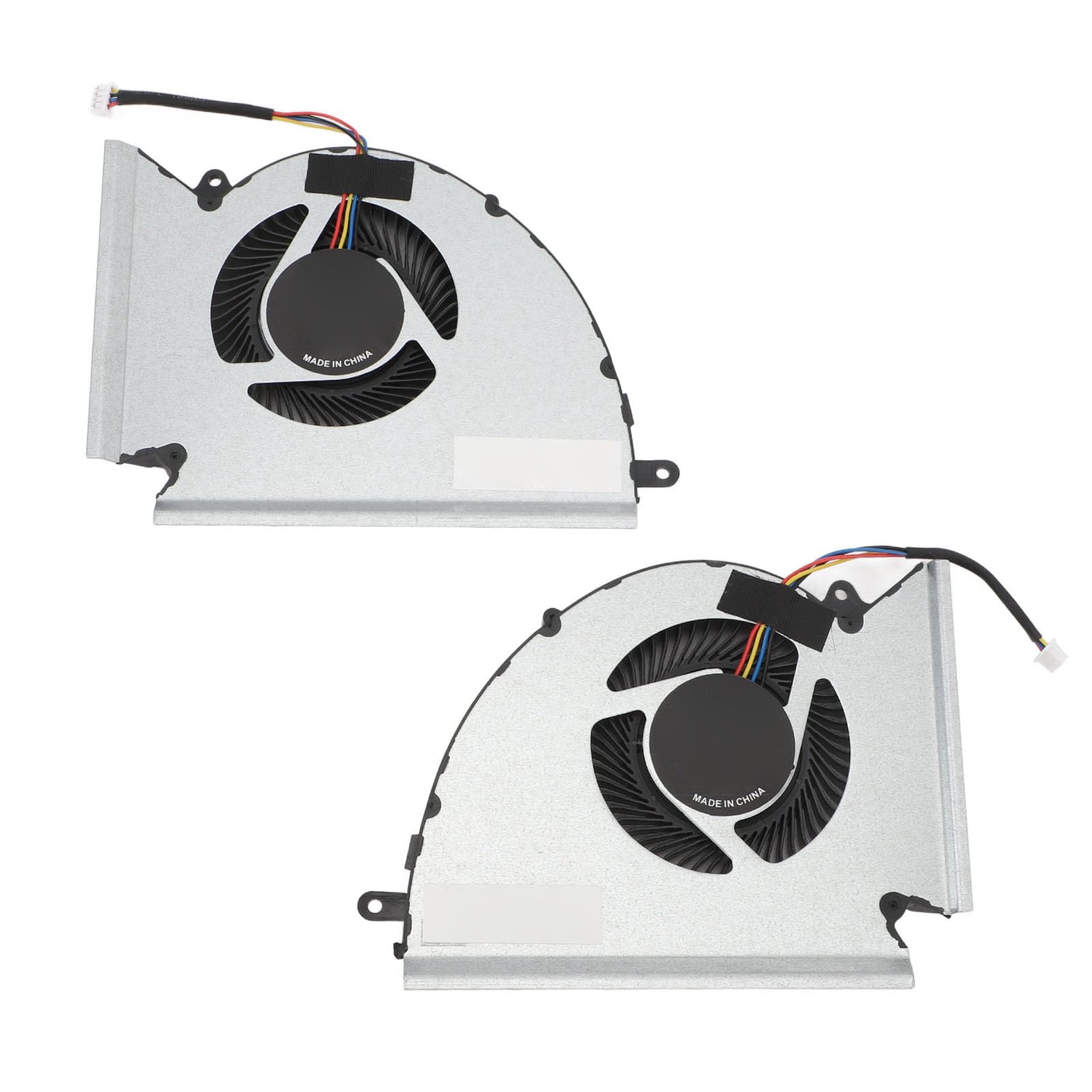 Ventilador de Refrigeración para Portátil GP76 WE76 MS 17K2 MS 17K3, Ventilador de Refrigeración de Repuesto de 4 Pines CPU y GPU Ventilador de Refrigeración para