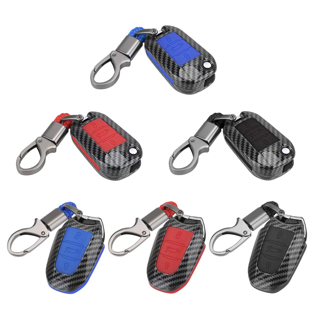 Coque De Protection En Silicone Pour Clé De Voiture Peugeot 208, 308, 3008, Citroën C3, C4, C5 - Antichoc, Anti-rayures