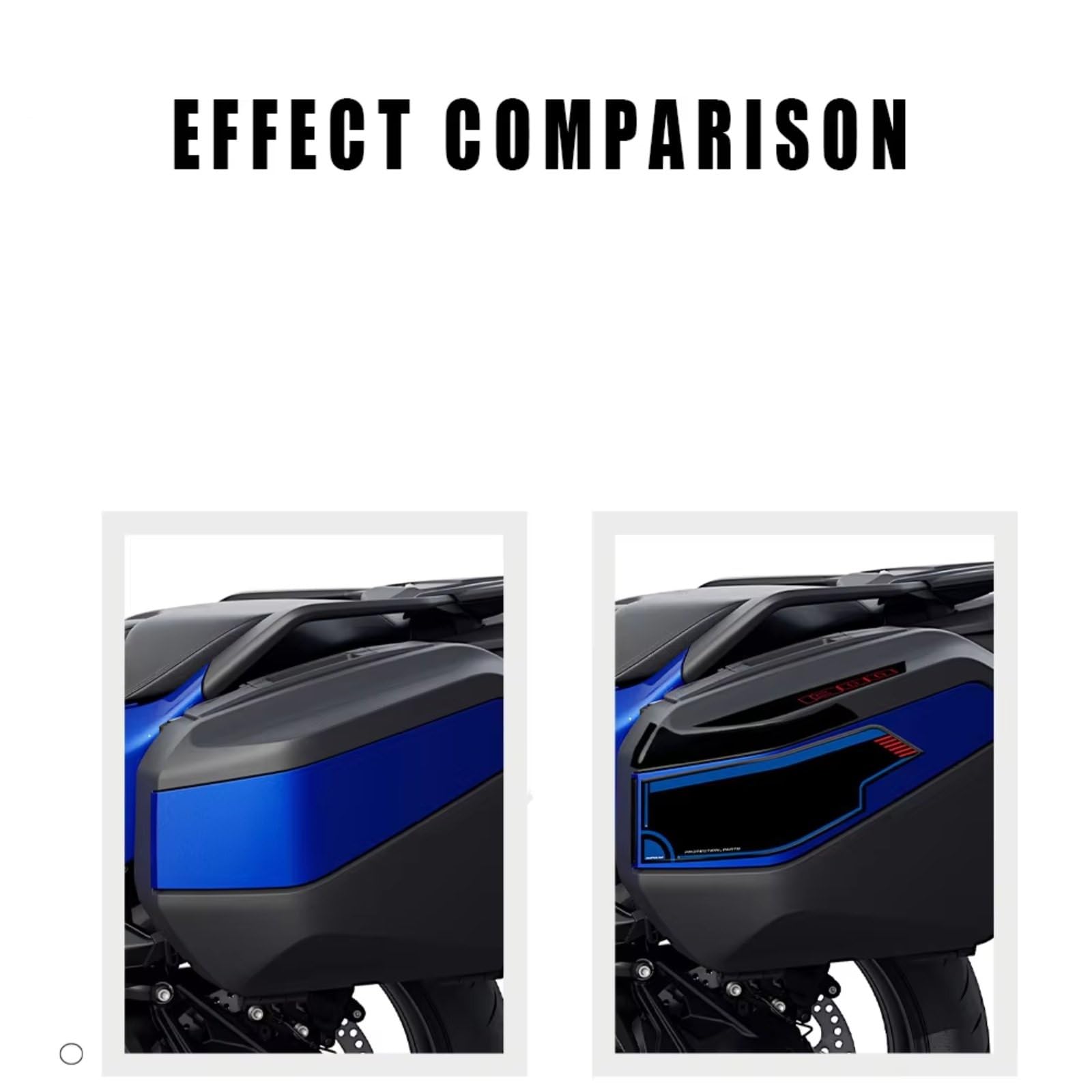 Compatibile Con Per R1300RT Per Impulse Per Triple Nero 2025-2026 3D Gel Moto Bagagli Decal Sticker Accessori Antiscivolo Serbatoio(C)
