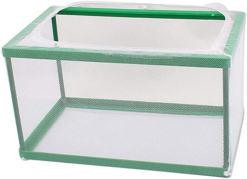 POPETPOP Breeder Box for Fish Tank - Aquarium Breeder Net Fish Isolation Box, Hatching Box,Fish Spawning Incubator, Water Isolation Net…