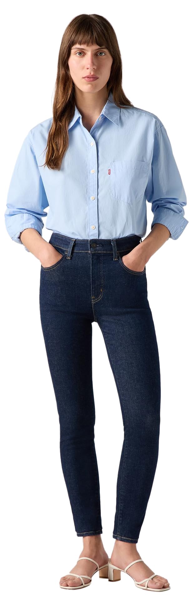 Levi's Women's 721 High Rise Skinny Jeans, Tenacious Rinse, 34W x 32L