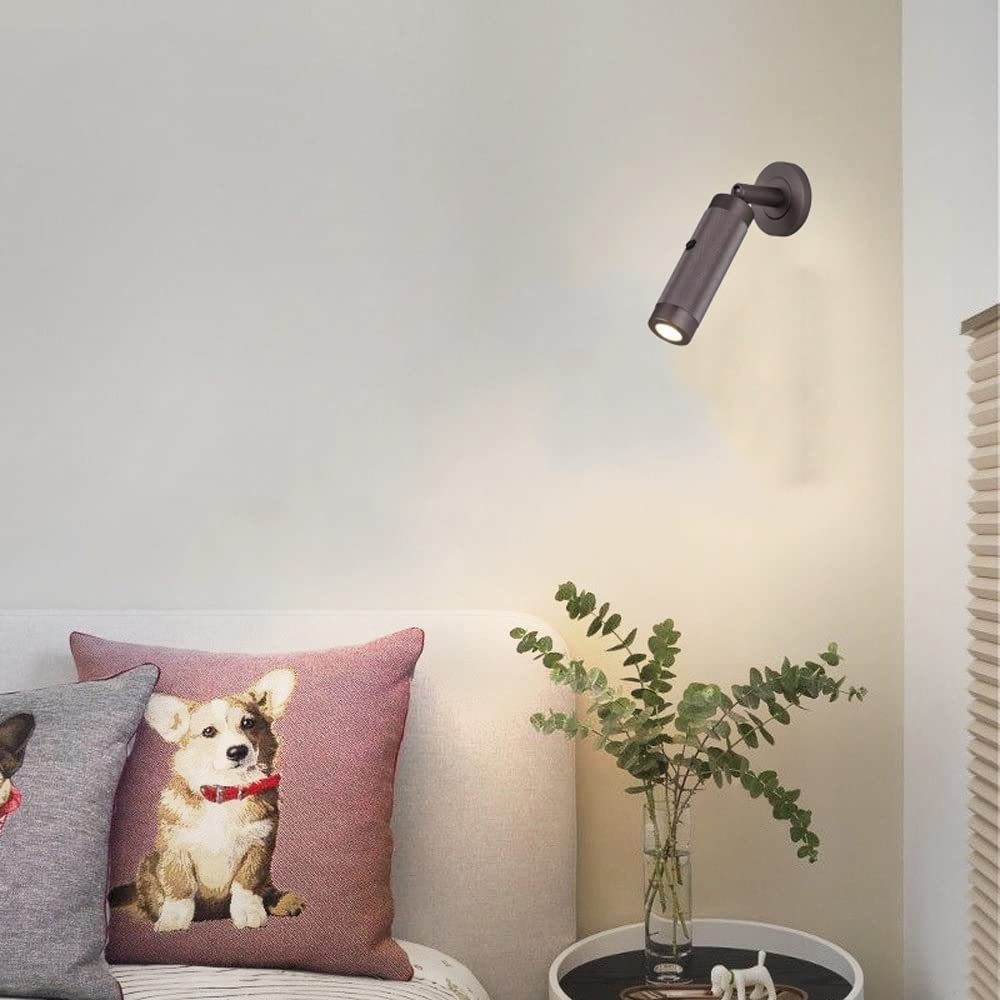 Regulowana Lampa ścienna Led, Aluminiowa, Chroniąca Oczy