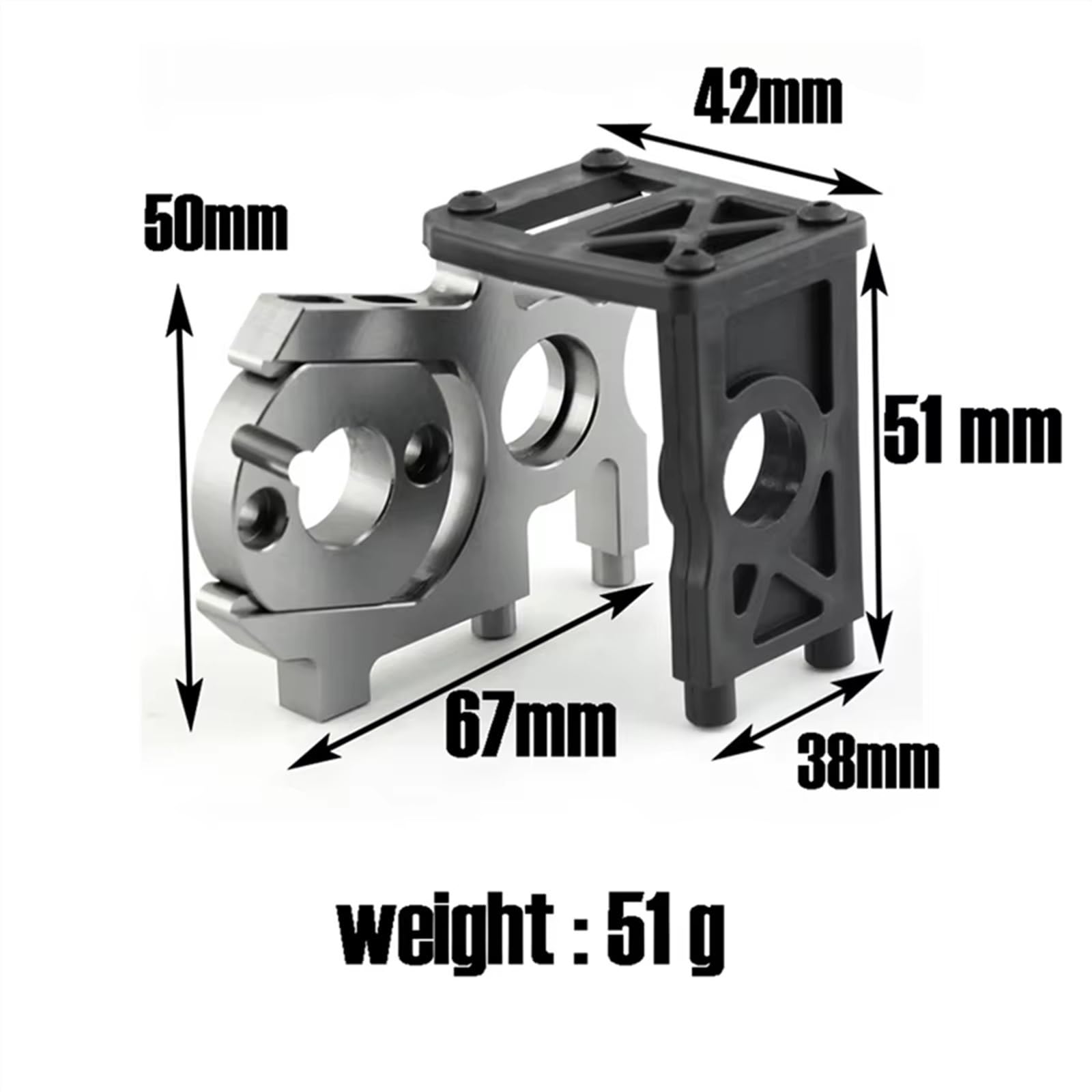 Componenti Ricambi Rc Per Kyosho Per HSP Per Hobao Per FS Per Auto RC Da Corsa 1/8 Veicoli Fuoristrada Camion Per Nitro Cambia Supporto Per Motore Elettrico Brushless