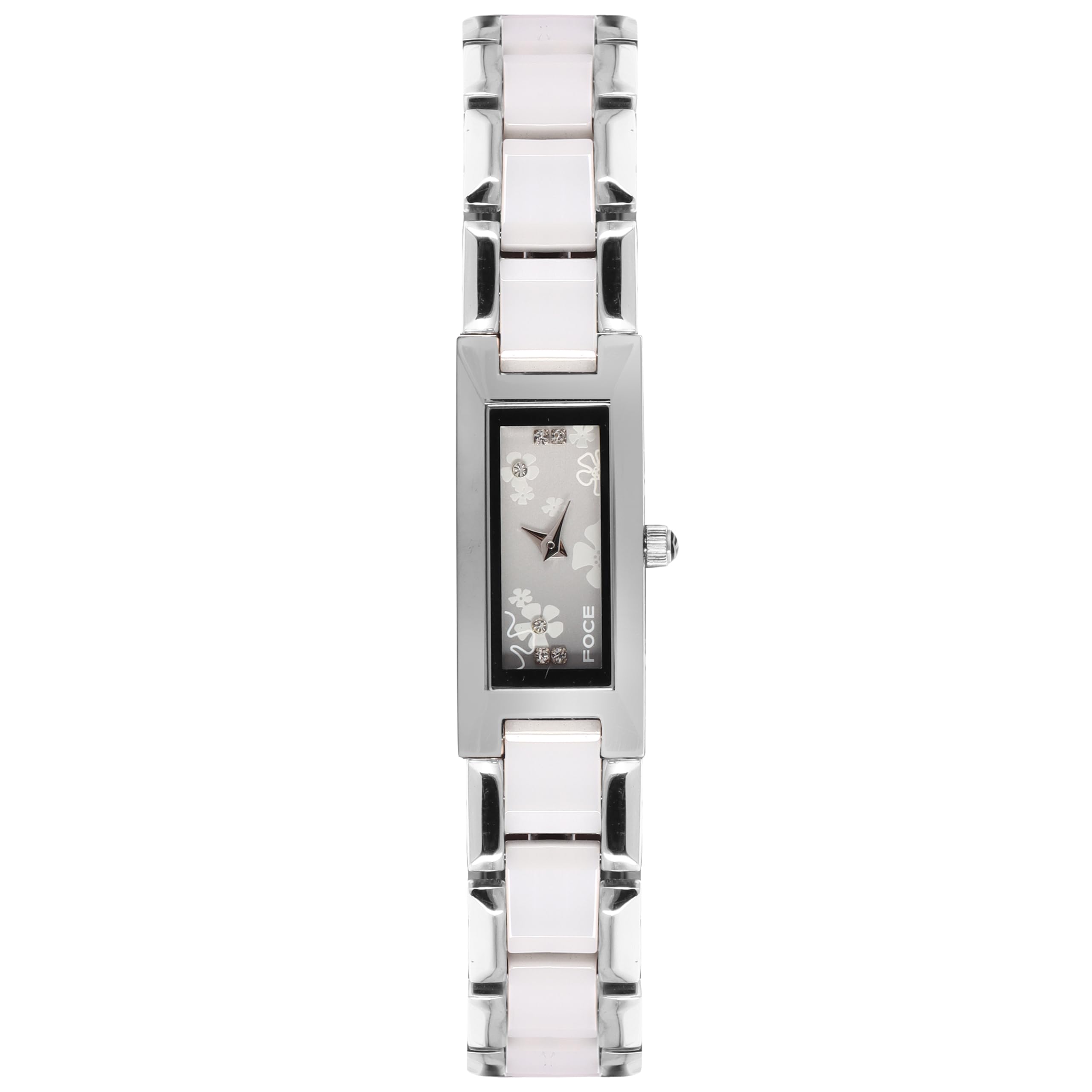 Foce Analog White Dial Metal Watch for Women- F390LS101-White (B0CSJRTQ2B) Amazon Price History, Amazon Price Tracker