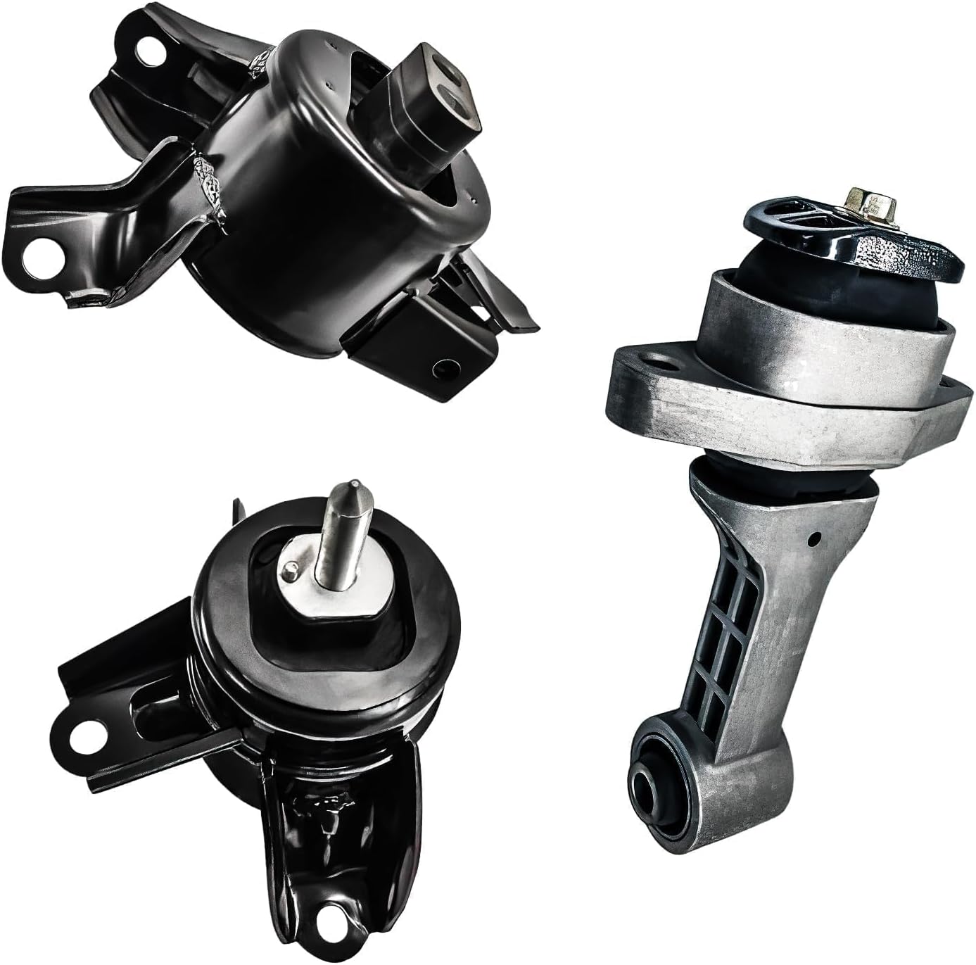 Engine Motor Mount, AUTOSITY EM-9797 EM-9761 EM-9758 Engine Motor and Trans Mounts Fit for Accent 2012-2014 ,E-lantra 2011-2016 ,Forte 2014-2016 ,Forte Koup 2014-2016 ,V-eloster 2012-2017 - 3Pcs