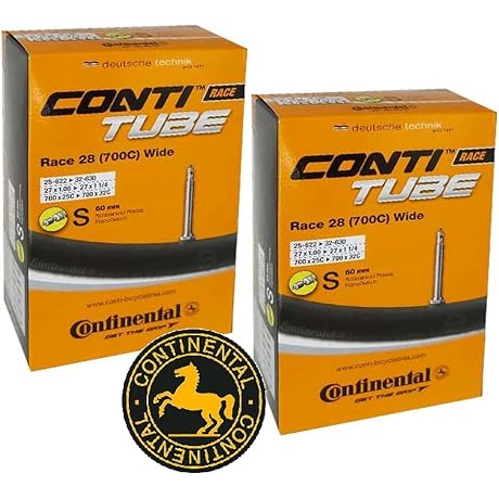 Continental Race 28" Wide 700x28/32c Inner Tubes for Smooth and Reliable Rides