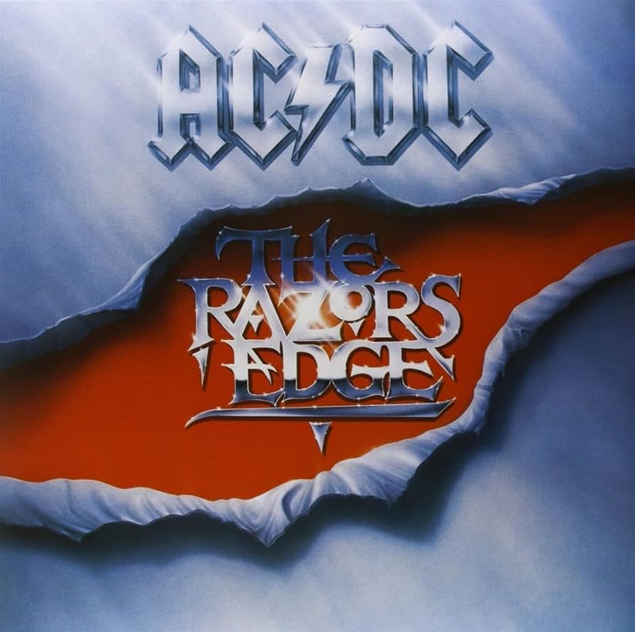 AC/DC The Razor's Edge サイン入り AC/DC The Razor's Edge サイン AC/DC The Razor's Edge サイン入り AC/DC The Razor's Edge サイン