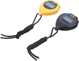 INOOMP 2Pcs Multifuncional Eletrônico Digital Esportivo Cronômetro Temporizador Display Grande Com Data E Hora Para Treinadores Esportivos Árbitros Fitness Natação Corrida Treinamento