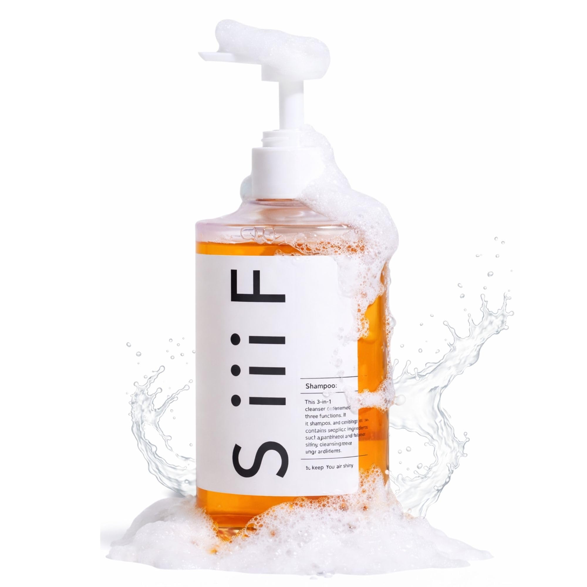 【Amazon.co.jp限定】SiiiF シーフ リンスインシャンプー 99%天然成分 大人の髪と頭皮の悩みに 天然由来のアミノ酸×シルク オールインワンシャンプー 濃密泡 ノンシリコン オーガニック 無添加 リンス コンディショナー トリートメント ヘアケア プレゼント ギフト