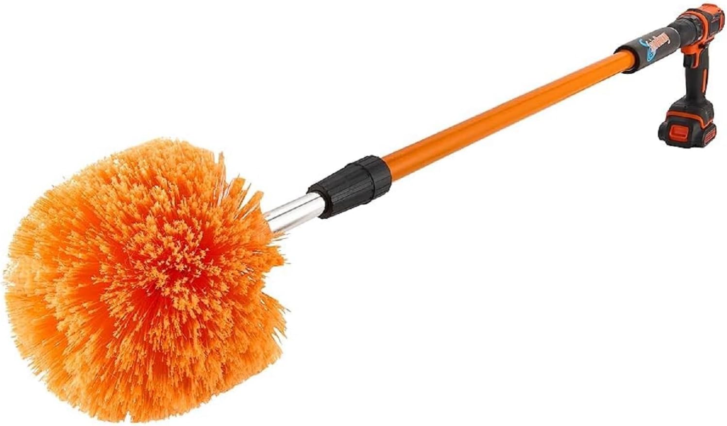 SpinAway All-Purpose Rotary Cleaning Kit – Use with Any Drill, Lightweight & Extendable, SP1