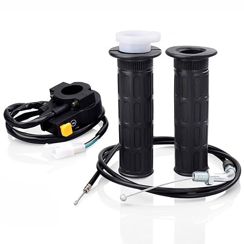 Mango de acelerador giratorio+36 pulgadas Kit de cable de acelerador para manillar de 7/8 pulgadas 0.866 in 49 cc 2 tiempos de bolsillo de 50 cc 80