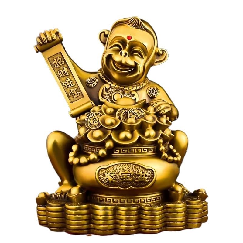 Sculptures de singe en cuivre TUSUOD pour harmoniser le salon