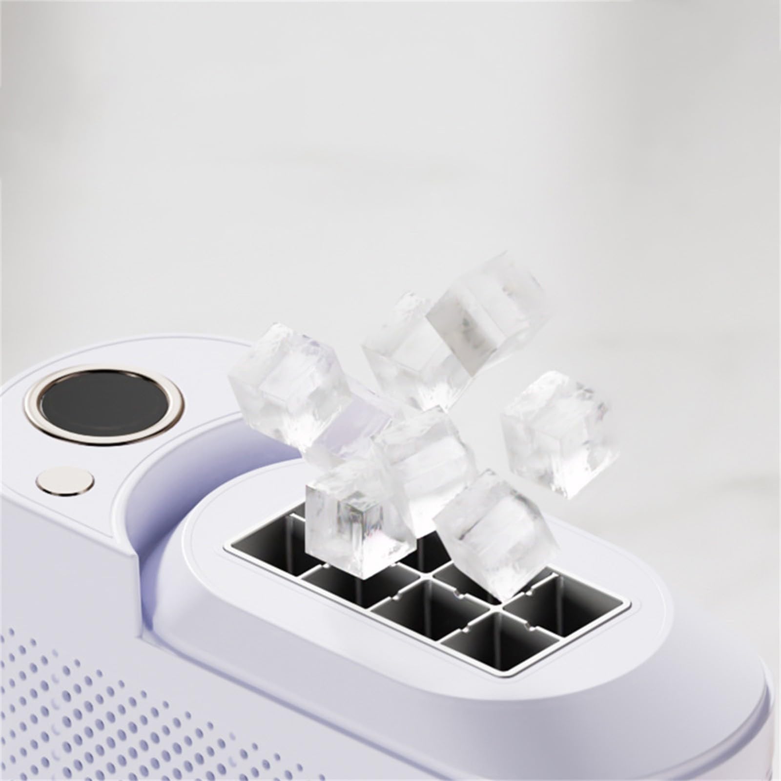 Macchina per il ghiaccio portatile compatta da banco Mini Cube Macchina per il ghiaccio per la casa Dormitorio Camping & Uso Auto 061221