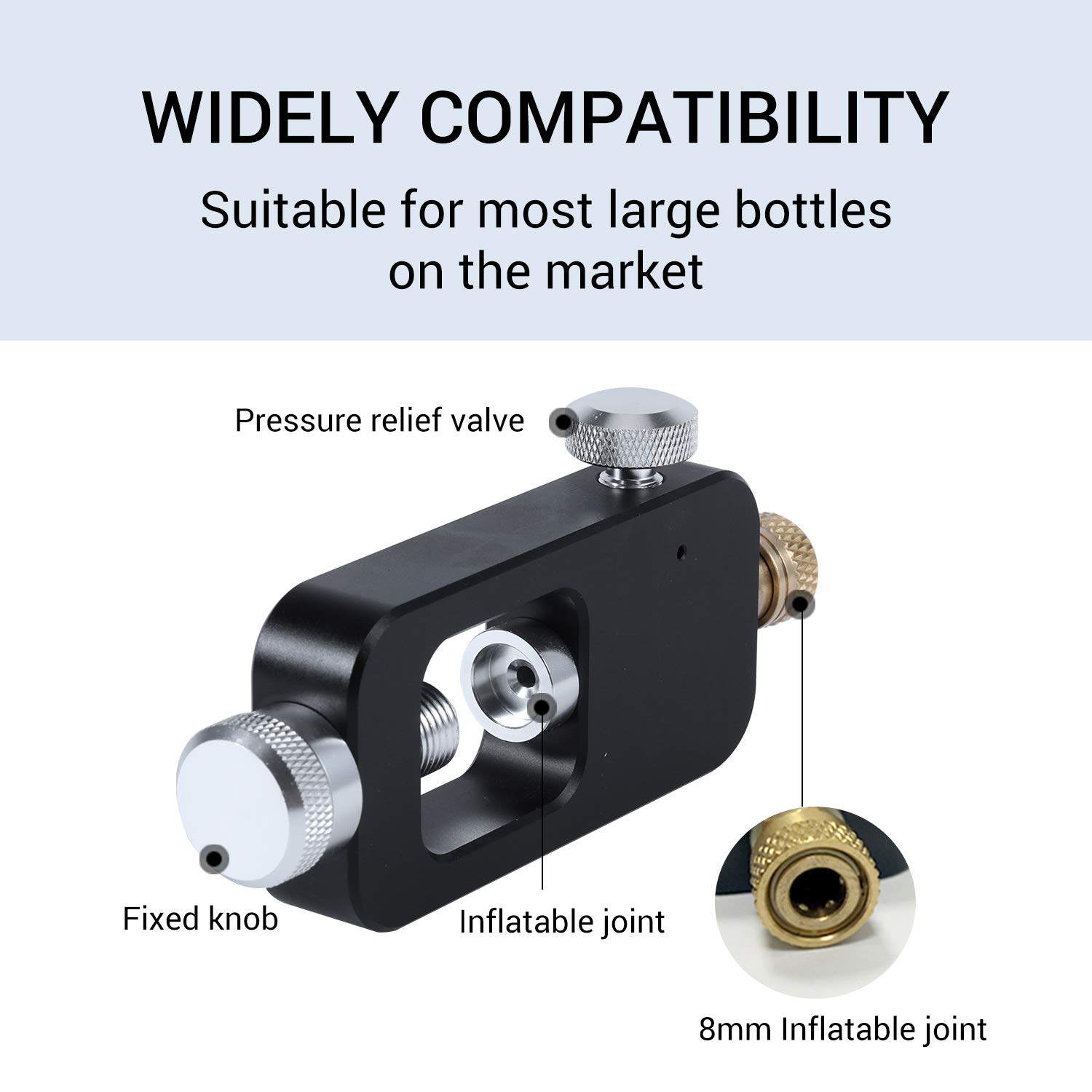 Diving Cylinder Valve Adapter - Precision Air Components