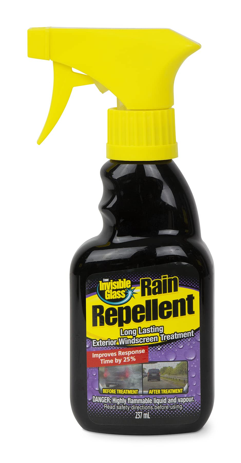 STONER INVISIBLE GLASS RAIN REPELLENT WINDSCREEN TREATMENT - FREE GLASS CLOTH