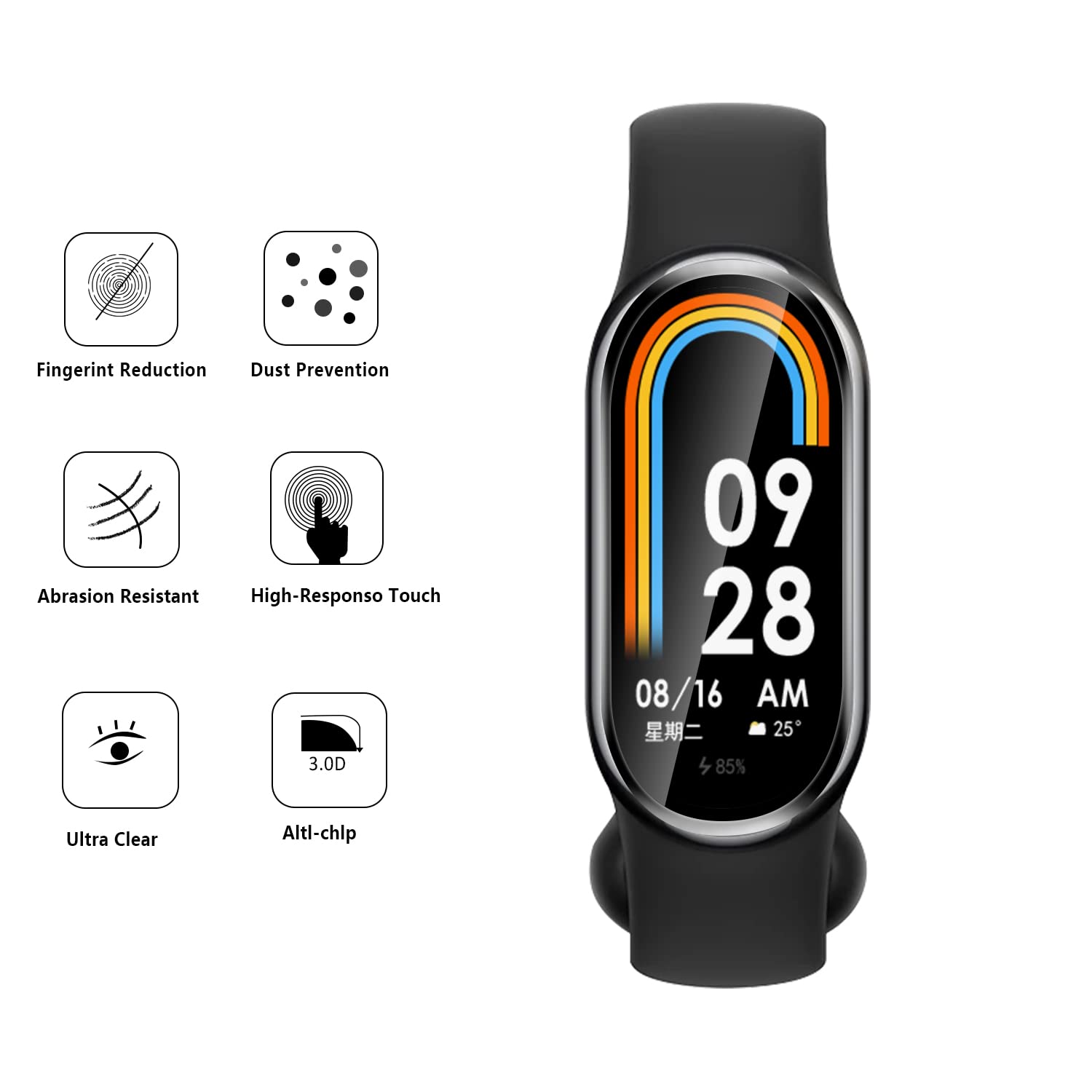 Xiaomi Watch Protectores De Pantalla Para Xiaomi Smart Band