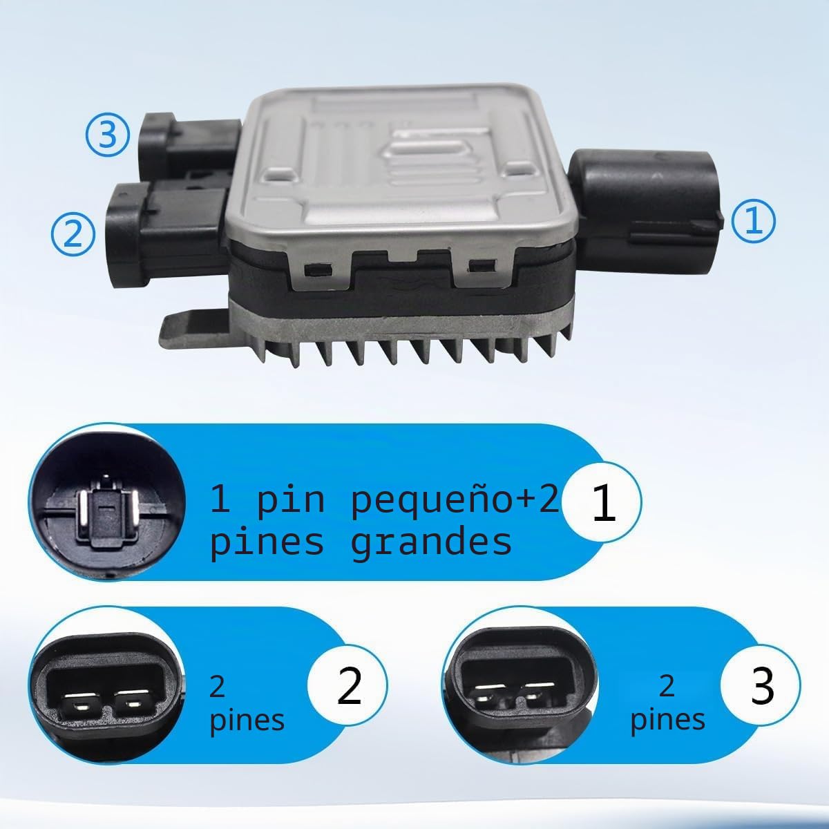Módulo de control del ventilador de refrigeración del radiador ECU compatible con Volvo Land Rover Ford 940009402 940004000 940008501 941013801 31305106 940004302